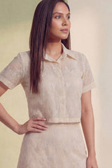 Ivory Bloom Skirt Set