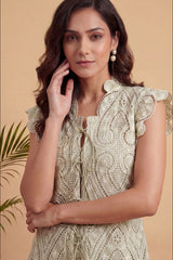 Sage Reverie Statement Co-ord Set