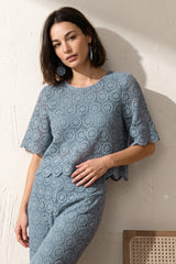 Celeste Crochet Floral Co-Ord Set