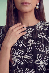 Midnight Bloom Skirt Set