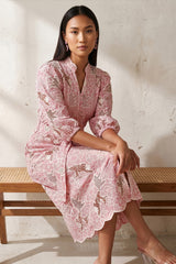 Rosewood Bloom Belted Dress