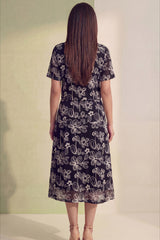 Midnight Bloom Skirt Set