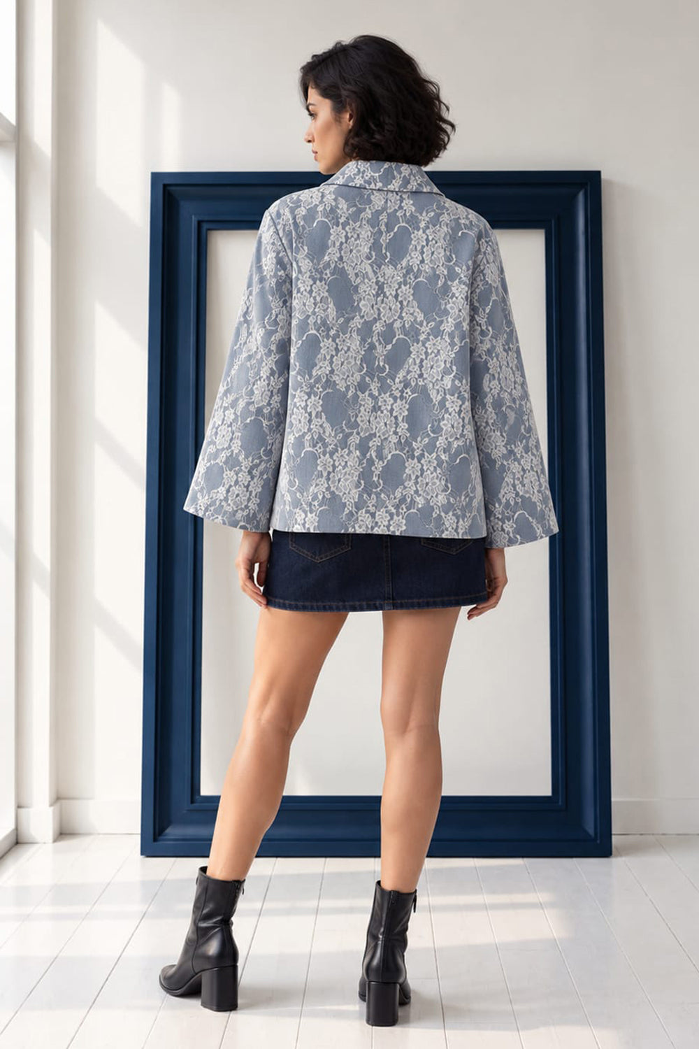 Dreamy Lace Denim Jacket