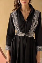 Boho Black Bliss Dress