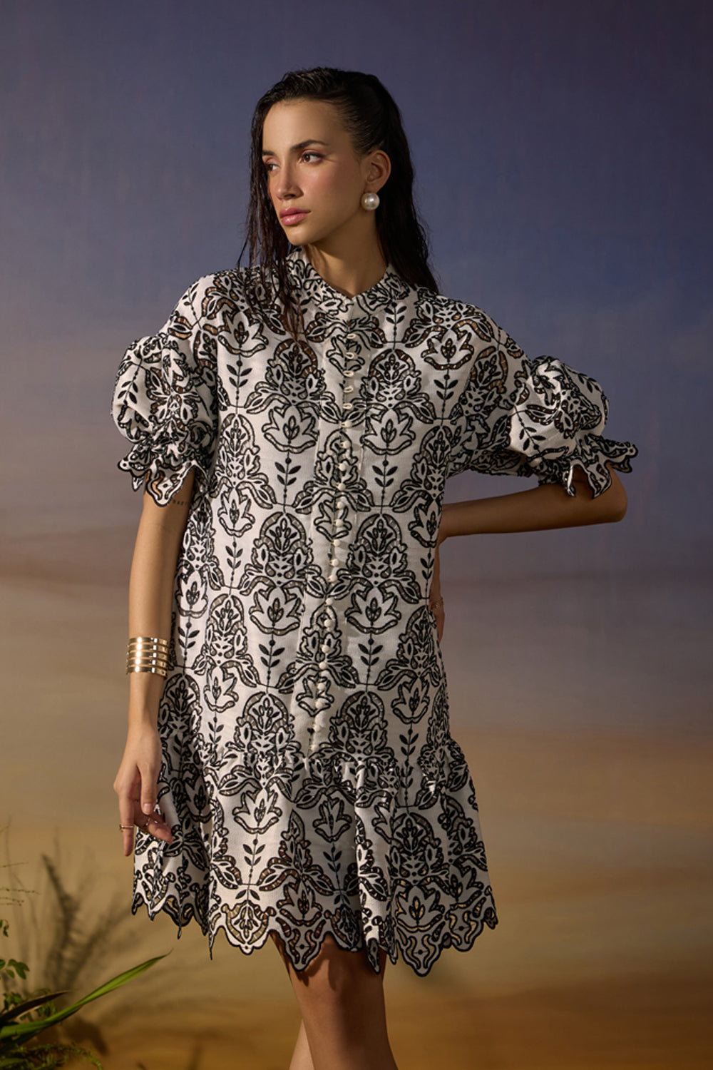 Nriti Shah In Our White and Black Dream Dress