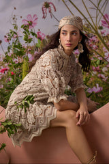 Tapestry Floral Lace Dress