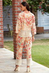 Nriti Shah In Our Amber Eyelet Co-ord Set