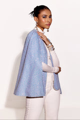 Lustre Blue Blaire Cape
