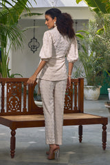 Creamy Cloud Co-ord Set