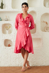 Arushi Mehra In Our Ariel Wrap Dress
