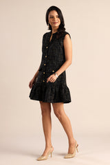 The Glider Tweed Mini Dress