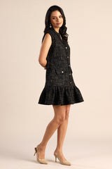 The Glider Tweed Mini Dress