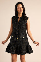 The Glider Tweed Mini Dress