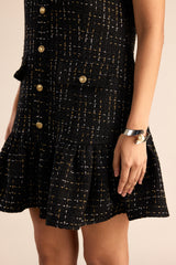 The Glider Tweed Mini Dress