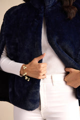 The Arctic Velour Cape