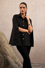 The Glided Tweed Cape