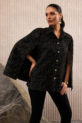 The Glided Tweed Cape