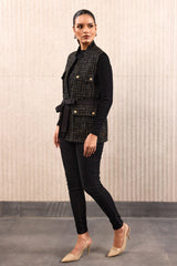 The Glided Tweed Coat