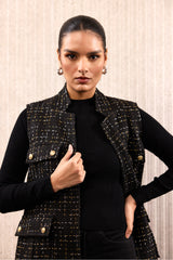 The Glided Tweed Coat