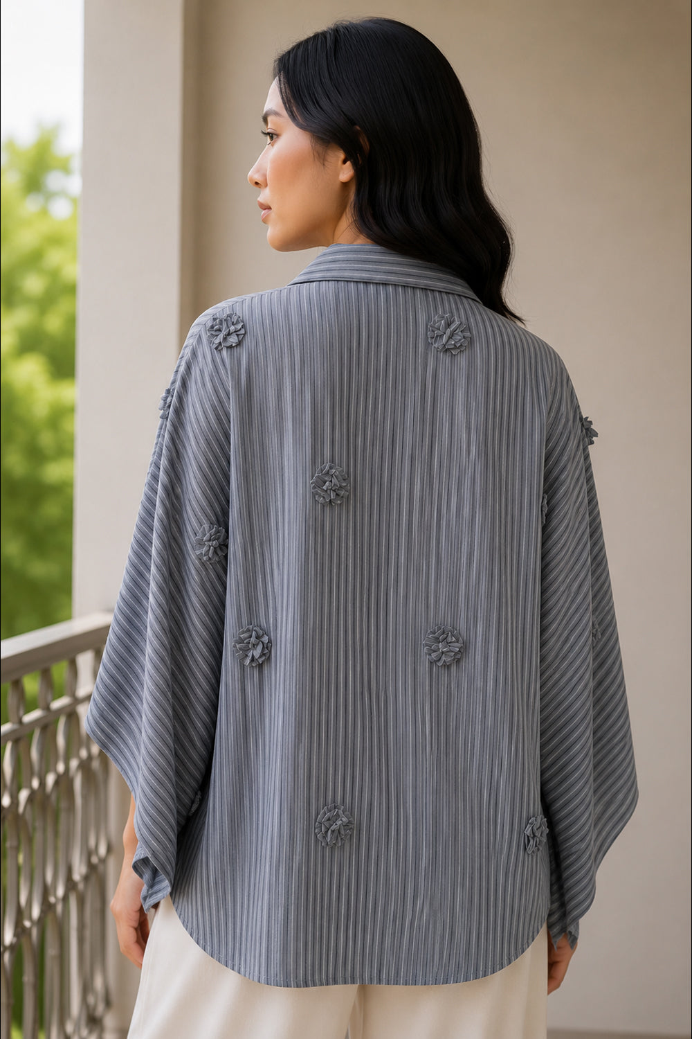 Slate Pinstripe Shirt