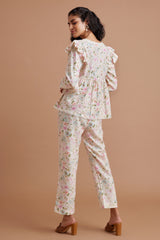 Floral Peplum Co-ord Set