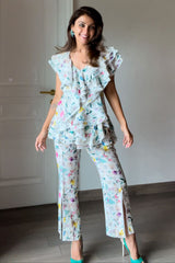 Nriti Shah In Our Frilly Flutter Printed Co-ord Set