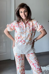 Nriti Shah In Our Amber Eyelet Co-ord Set