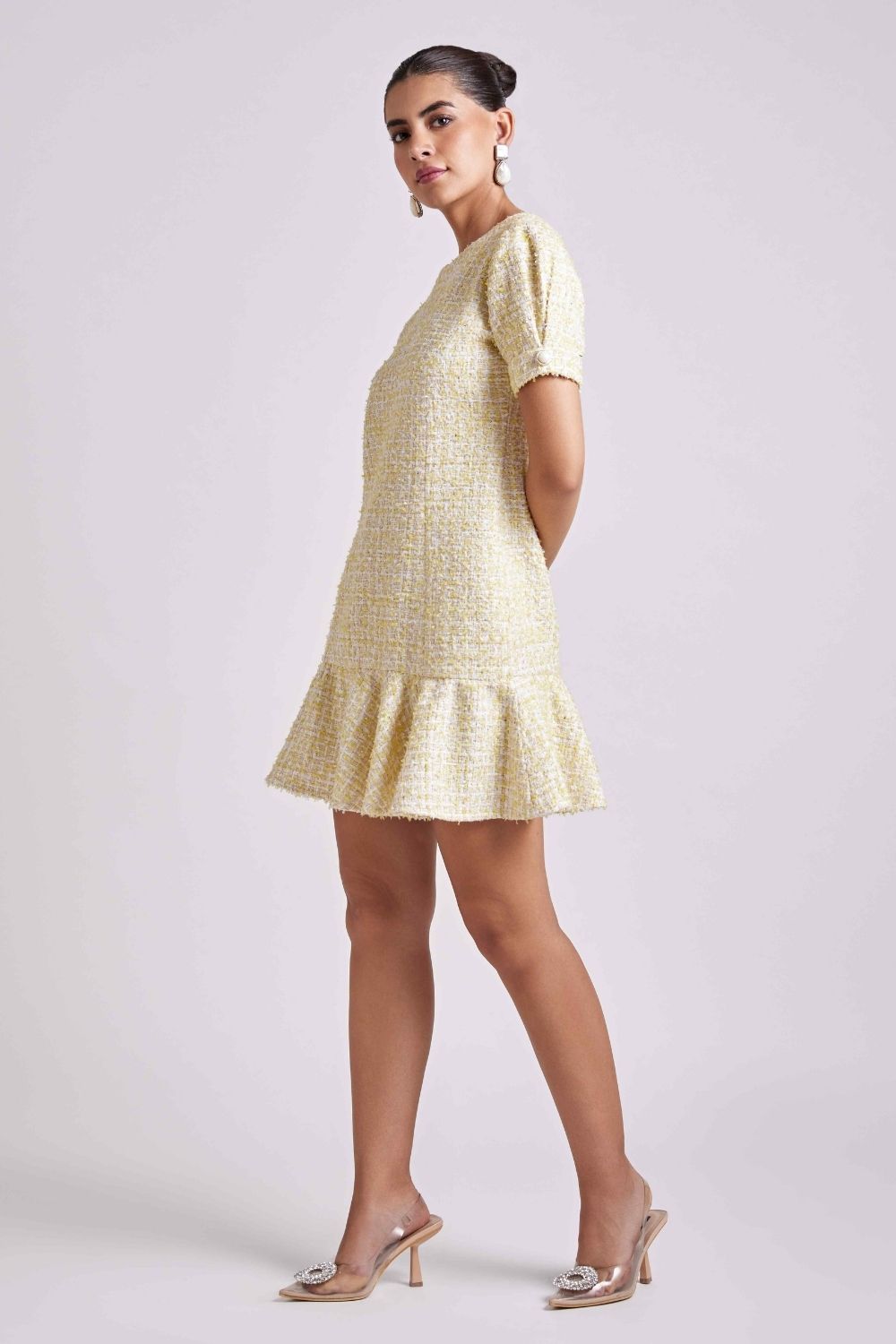Sunshine Tweed Dress