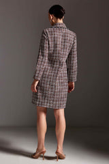 Wine Front Open Jacket / Dress