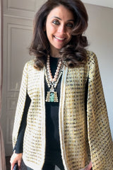 Nriti Shah In Our Gold Blaire Cape