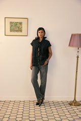 Nikita Vasdev In Our Midnight Utility Tie up Jacket