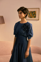 Blue Serenade Midi Dress