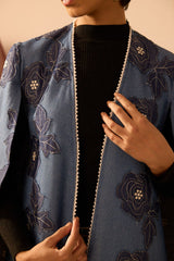 The Azure Floral Cape