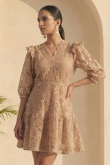 Beige Atelier Dress