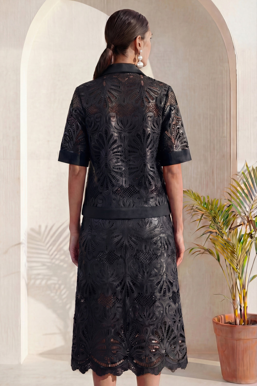 Eclipse Noir Skirt Set