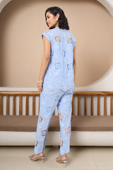 Sky Bloom Floral Shirt