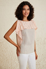 Grey Sleeveless Hakuba Top