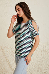 Geometric Glam Top