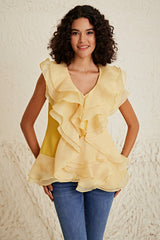 Frilly Flutter Top