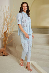 Heavenly Eyelet Top