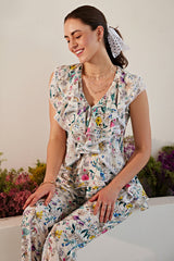 Nriti Shah In Our Frilly Flutter Printed Co-ord Set