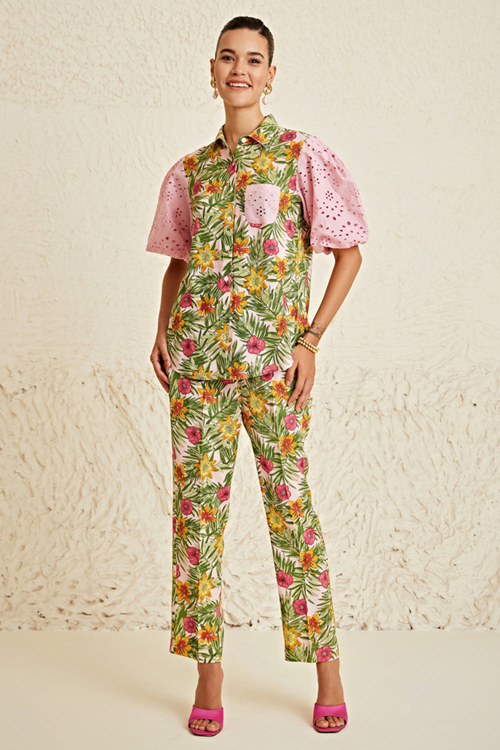 Nriti Shah In Our Garden Delight Co-ord Set