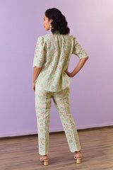 Mint Lace Elegance Co-ord Set