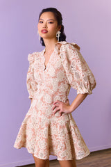 Vintage Lace Charm Dress