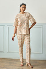 Nriti Shah In Our Vintage Lace Elegance Co-ord Set