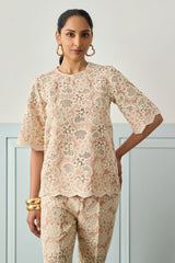 Nriti Shah In Our Vintage Lace Elegance Co-ord Set