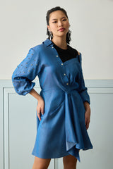 Crystal Breeze Asymmetrical Dress