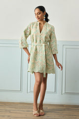 Mint Lace Garden Dress