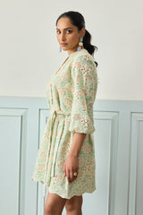 Mint Lace Garden Dress