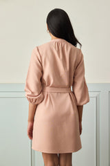Blush Serenity Belted Dress